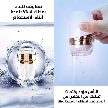 فرشاة تنظيف الوجه والجسم المقاومة للماء sonic facial cleansing brush