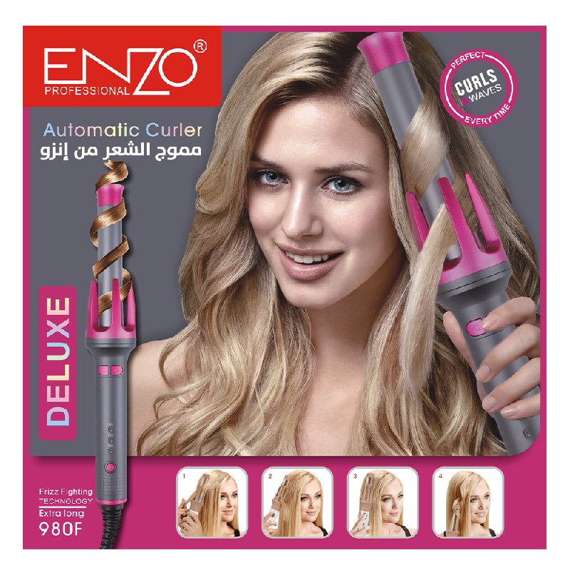 مموج الشعر الأتوماتيكي من إنزو Enzo Professional Automatic Curler