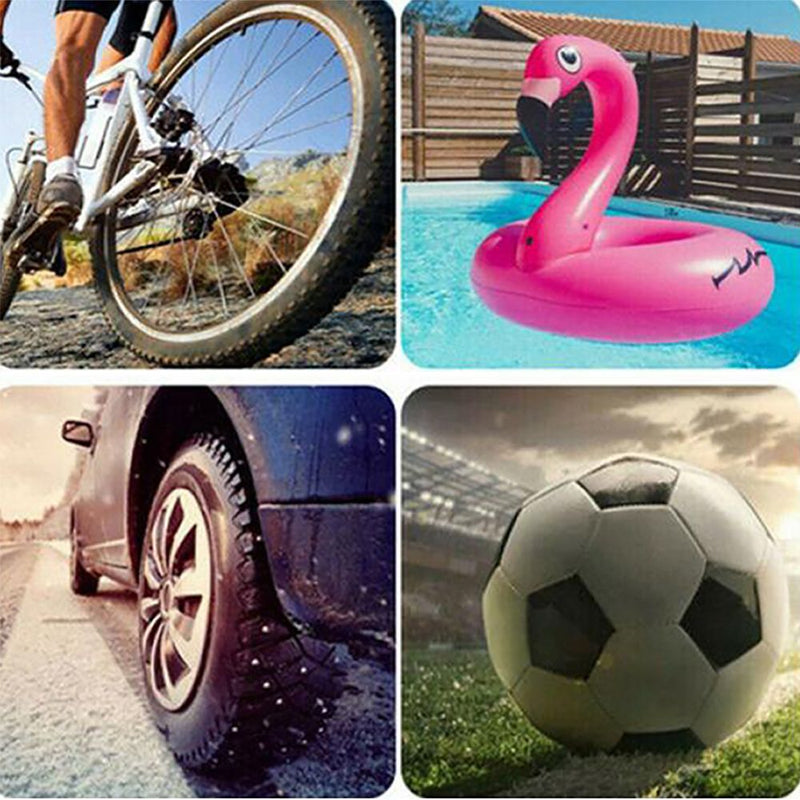 منفاخ عجل شحن وضوء ليد وباوربانك Portable Wireless Air Pump