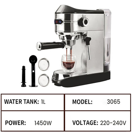 ماكينة صنع القهوة ورغوة الحليب المنزلية قهوة كبسولات /قهوة تركية بودرة  DSP Coffe Maker  KA-3065