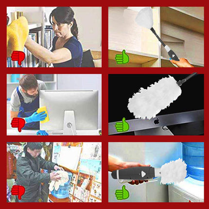 منفضة غبار تعمل بالشحن Rotating Dust Brush