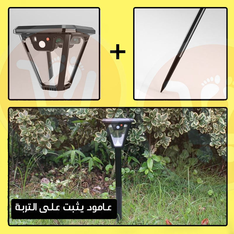 ضوء ليد خارجي للحدائق يعمل بالطاقة الشمسية Solar Motion Landscape Light W791-2