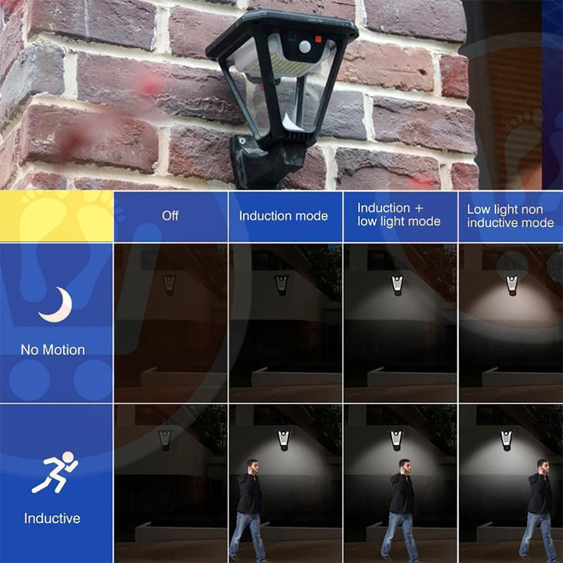 ضوء ليد خارجي للحدائق يعمل بالطاقة الشمسية Solar Motion Landscape Light W791-2