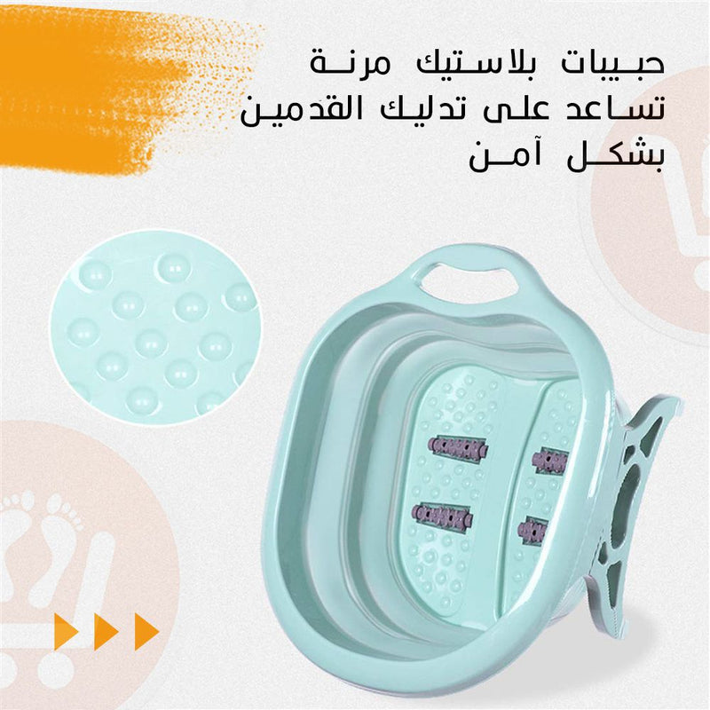 مساج جاكوزي سيليكون قابل للطي Multi functional foldable foot massage