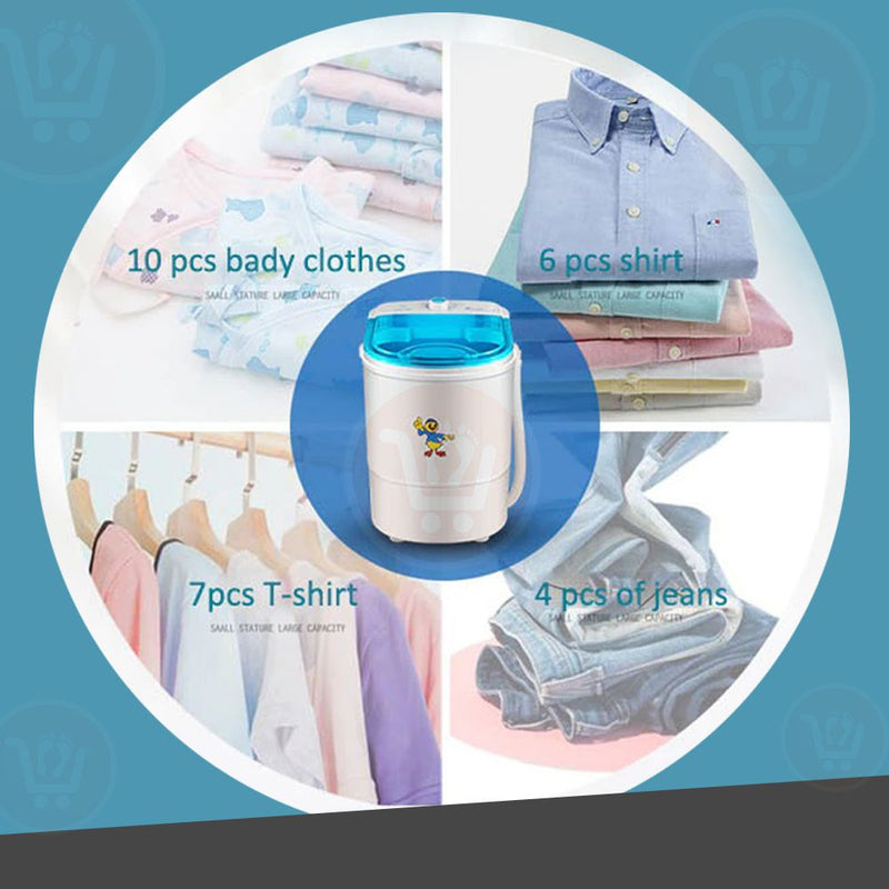 غسالة ونشافه كهربائية صغيرة 4.5kg Small electric washer and dryer