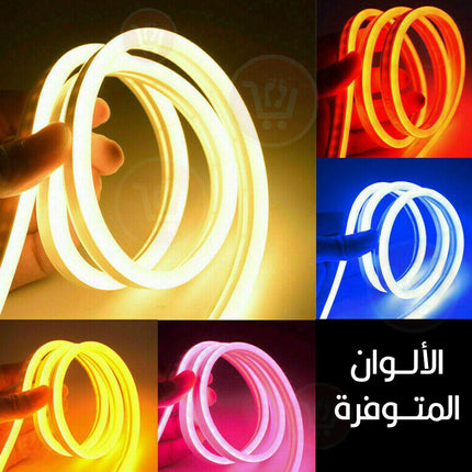 ضوء ليد نيون مرن 5 متر MANGUEIRA FITA LED NEON FLEX 12V