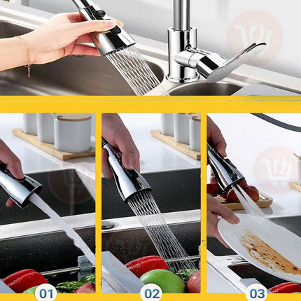 صنبور حنفية مطبخ قابل للدوران Faucet sprayer anti-splash