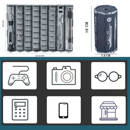 طقم مفكات 128 قطعة متعددة الإستخدامات precision screwdriver set