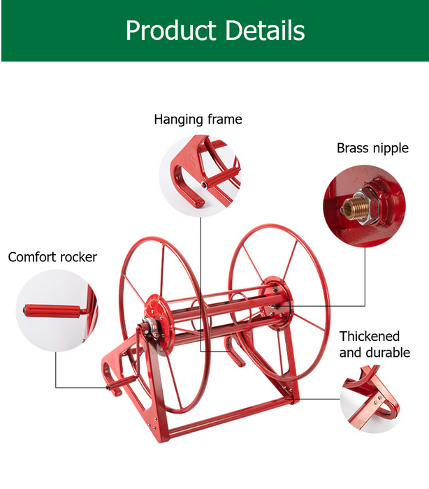 ستاند بربيش 200 متر Gardening Hose Reel Cart for Portable