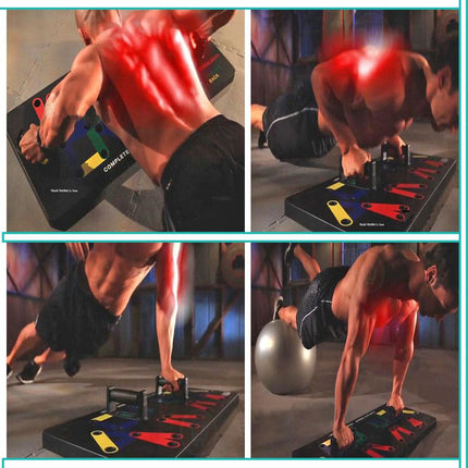 لوح لتمارين اللياقة البدنية ورفع الجسم  Push Up Rack Board