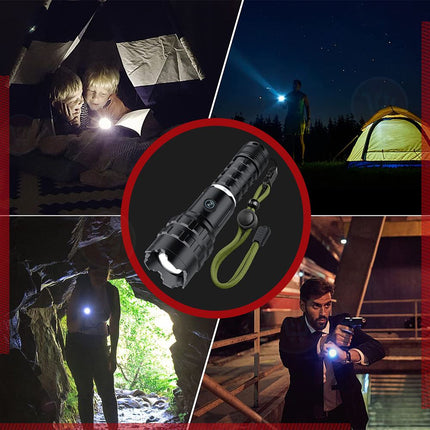 لوكس ليد شحن ( Z ) Powerful Flashlight p-913