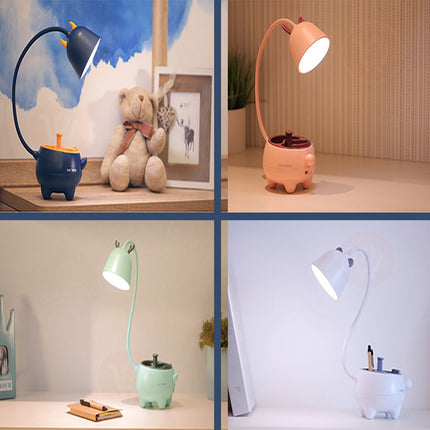 تيبل لامب وستاند هاتف ومقلمة للأقلام Smart USB Rechargeable Pet Led Lamp