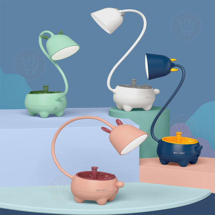 تيبل لامب وستاند هاتف ومقلمة للأقلام Smart USB Rechargeable Pet Led Lamp