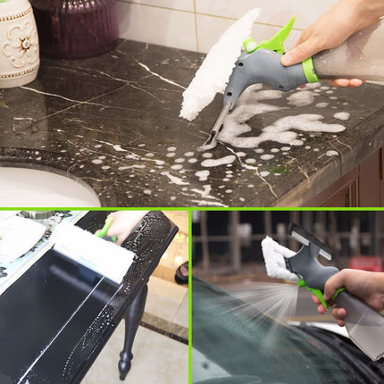 مساحة زجاج مع قشاطة وبخاخ إسبراي Glass wiper with scraper and aerosol spray