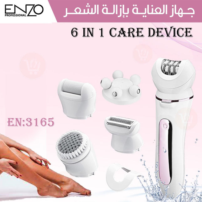 جهاز العناية بإزالة الشعر Enzo en:3165 6 in 1 Care Device