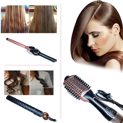 فرشاة ومصفف الشعر 3 في 1  Enzo  En-3311   Supercare Pro COMPLETE  HAIR GIFT PACK