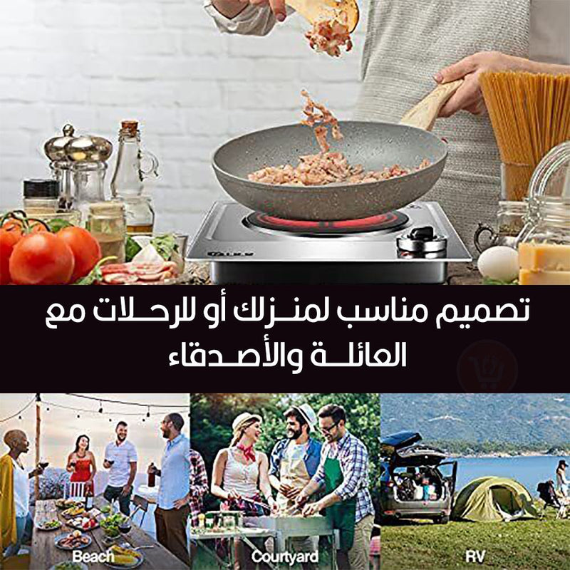 غاز تسخين كهربائي عين واحدة  dsp Electric Cast-Iron Single Burner Hot Plate KD-4046