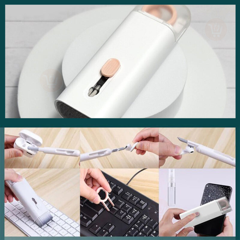 فرشاة تنظيف (موبايل وسماعةوالكي بورد )7 في 1  Multi-functional cleaning kit