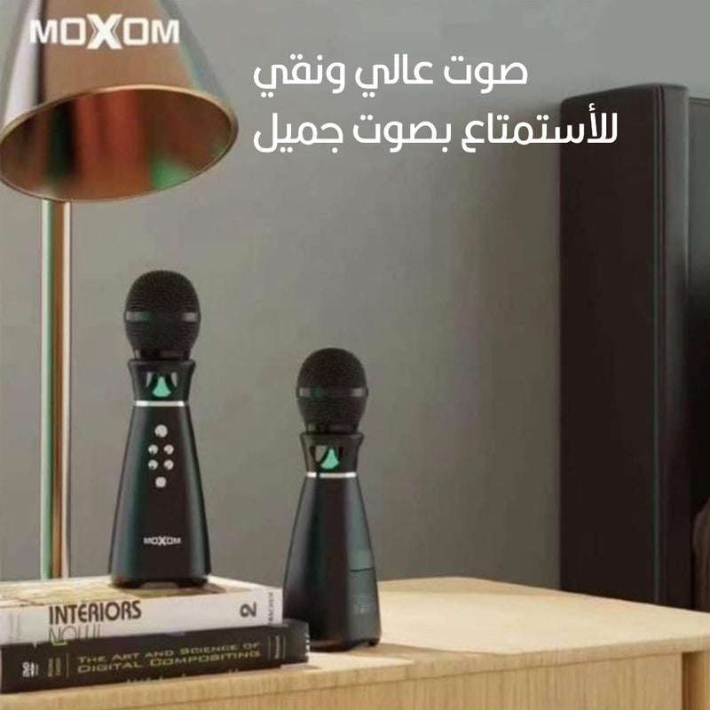 مايكروفون كاريوكي  لاسلكي ومكبر صوت  MX-SK21  mOXOM   Maqic Wireless