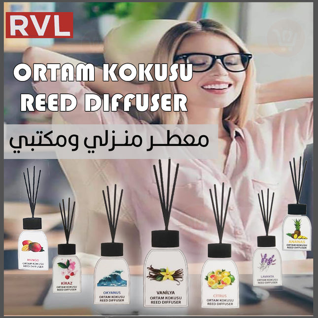 معطر منزلي ومكتبي تركي RVL Ortam kokusu reed diffuser