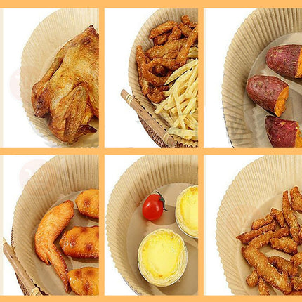 ورق خاص للمقلاة الهوائية 50 قطعة Non-stick cooking and baking paper for air fryer