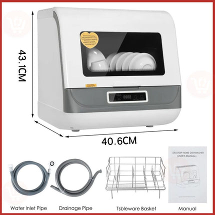 جلاية صحون وتعقيم بسعة 9 لتر Dishwasher Mini Automatic