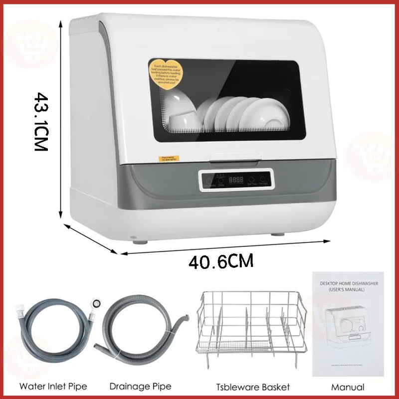 جلاية صحون وتعقيم بسعة 9 لتر Dishwasher Mini Automatic