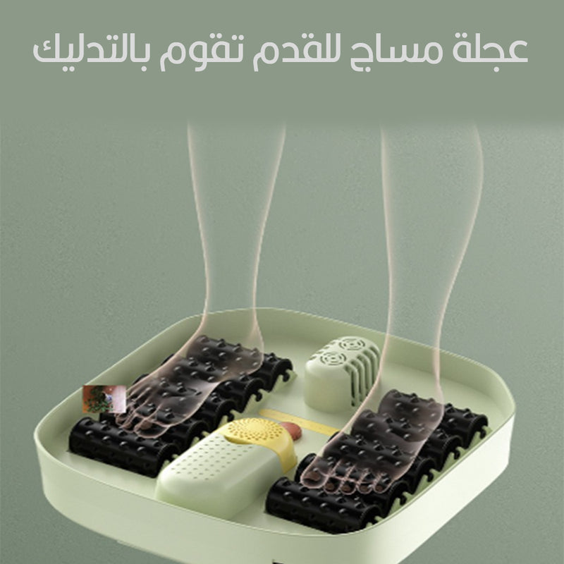جهاز جاكوزي الأقدام مع مجموعة ادوات تنظيف القدم NO.EN-1002   FOOT SAP MASSAGER WITH FOOT CLEANING SET