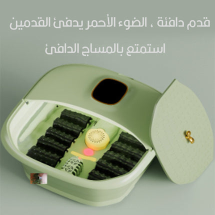 جهاز جاكوزي الأقدام مع مجموعة ادوات تنظيف القدم NO.EN-1002   FOOT SAP MASSAGER WITH FOOT CLEANING SET