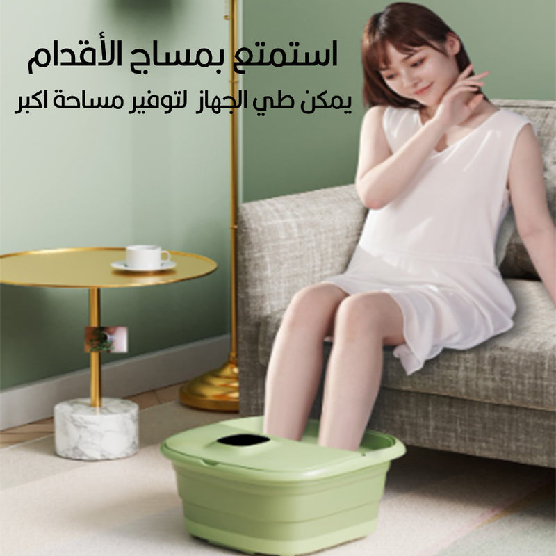 جهاز جاكوزي الأقدام مع مجموعة ادوات تنظيف القدم NO.EN-1002   FOOT SAP MASSAGER WITH FOOT CLEANING SET