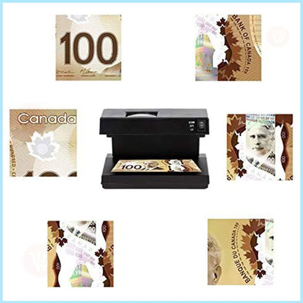 كاشف التزوير والعلامة المائية بعدسة تكبير Counterfeit  money detecor UV, watermark detection AD-2138