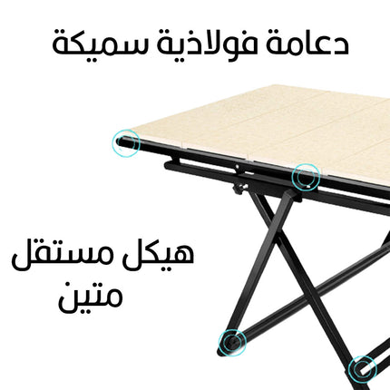 طاولة تتحول  إلى أرفف 5 طبقات Table  converts into 5 tiers shelves