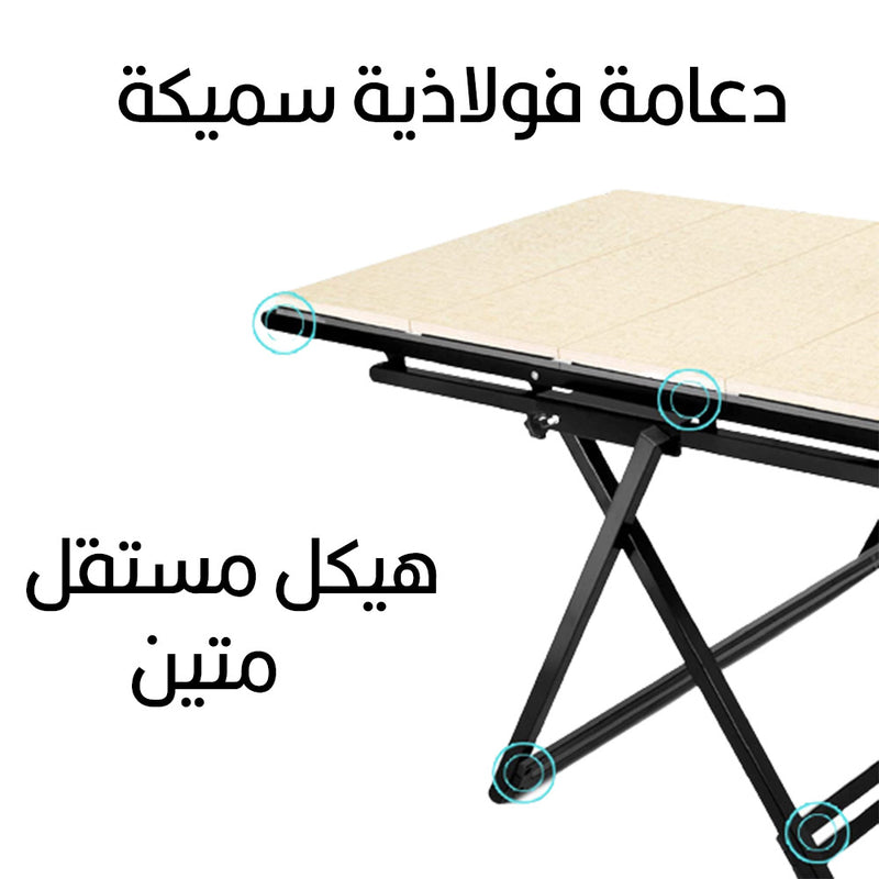 طاولة تتحول  إلى أرفف 5 طبقات Table  converts into 5 tiers shelves