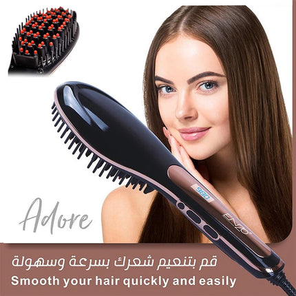 فرشاة الشعر الحرارية STRAIGHTENING BRUSH SALON   ENZO EN-4108