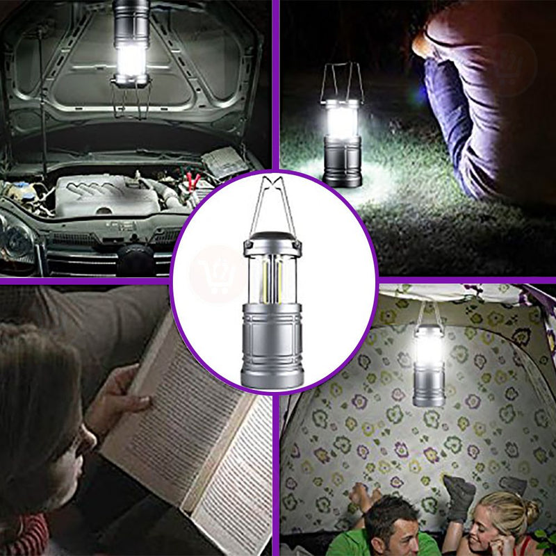 كشاف مصباح يعمل بالبطاريات بقاعدة مغناطيسية Led Camping Latern