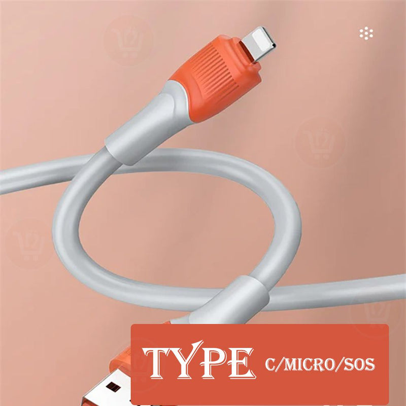وصلة شحن   Ldnio fast charging data cableسريعة 4000MM & 3000MM