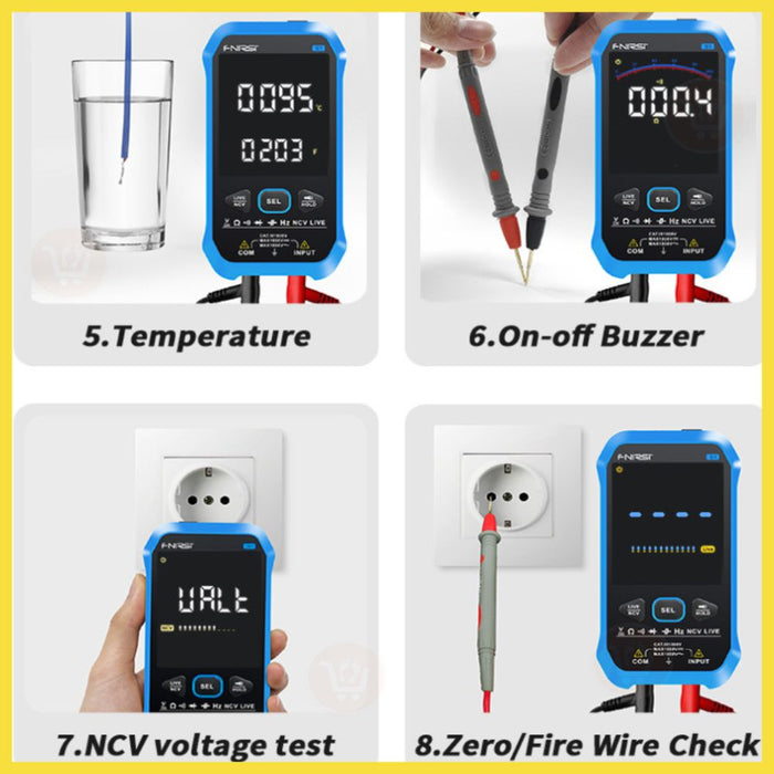 ملتي ميتر ذكي باصدار 2023 Digital smart multimeter