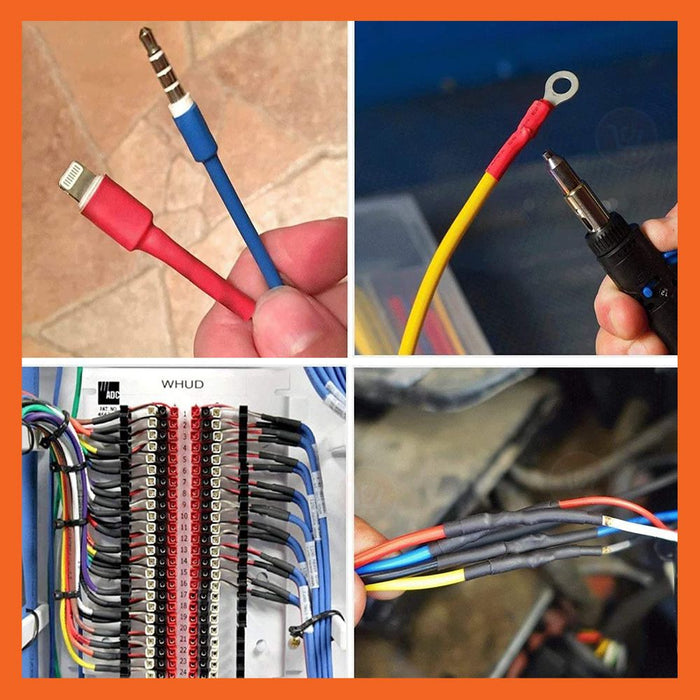 قطع لعزل الاسلاك تنكمش بالحرارة cut to insulate heat-wires