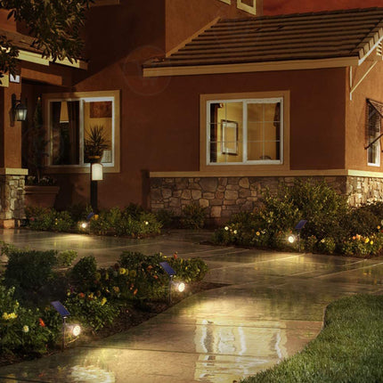 ضـوء للشجيرات ملون RGB للحدائق يعمل بالطاقة الشمسية Outdoor Waterproof  Solar Lawn Lamp