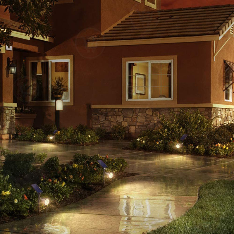 ضـوء للشجيرات ملون RGB للحدائق يعمل بالطاقة الشمسية Outdoor Waterproof  Solar Lawn Lamp