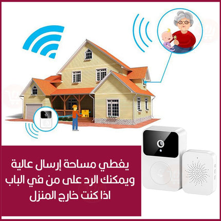 إنتركم باب واي فاي بصوت وصورة visulaize  doorbell