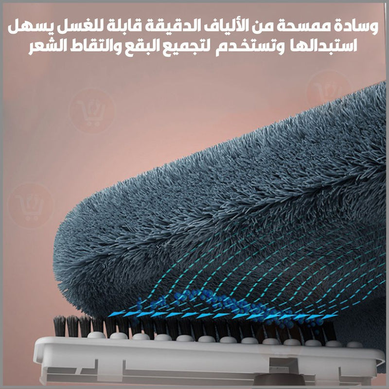 ممسحة دوارة للأرضيات مع دلو مربع الشكل 360 spin mop with bucket clear water