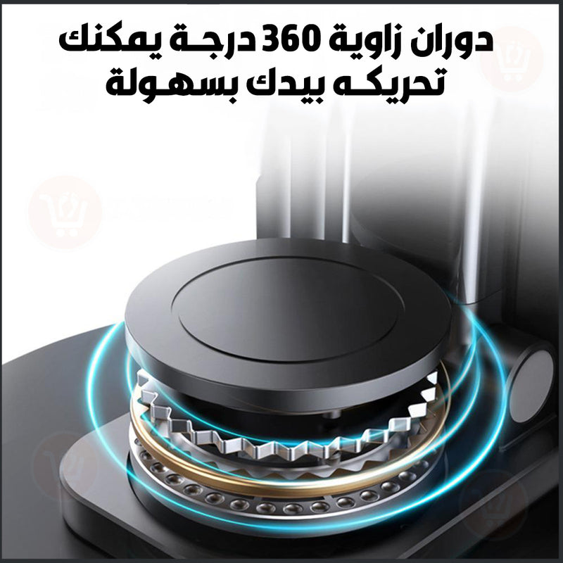 ستاند معدني للتابليت والموبايل قابل للدوران Desktop Retractable Folding Phone Stand