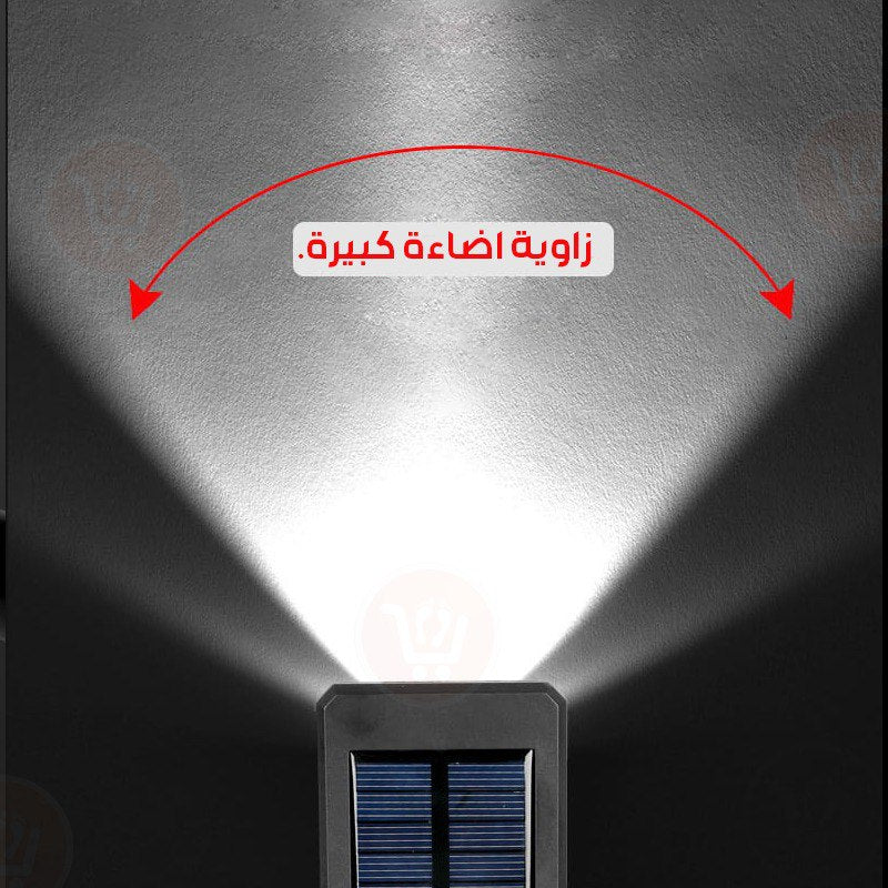 ضو وزامور للبسكليتات يعمل بالطاقة الشمسية Solar powered searchlight