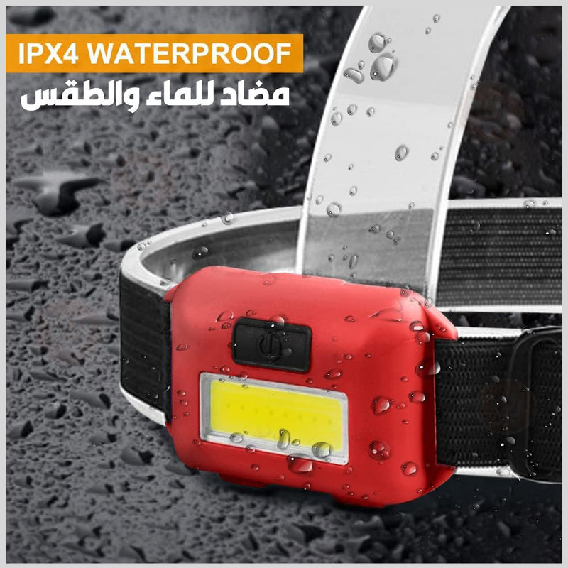 كشاف للرحلات والطوارئ مع لوكس صغير وكشاف يثبت على الرأس Bnational  Escape Rescue  3 in1