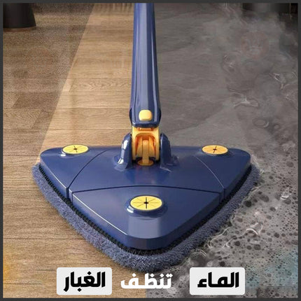 ممسحة تنظيف أرضيات وجدران مثلثة الشكل قابلة للعصر  triangular twist water mop