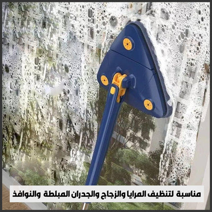 ممسحة تنظيف أرضيات وجدران مثلثة الشكل قابلة للعصر  triangular twist water mop