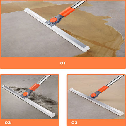 قشاطة سيليكون أرضيات وزجاج قابلة للدوران 180درجة Silicone Ground Scraping Floor Cleaning Household Mop