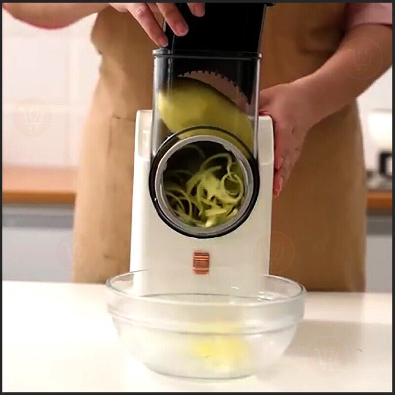 قطاعة خضار شحن (شرائح وبرش)  Electric Vegetable Cutter Multi-functional Shredding Machine Cutting