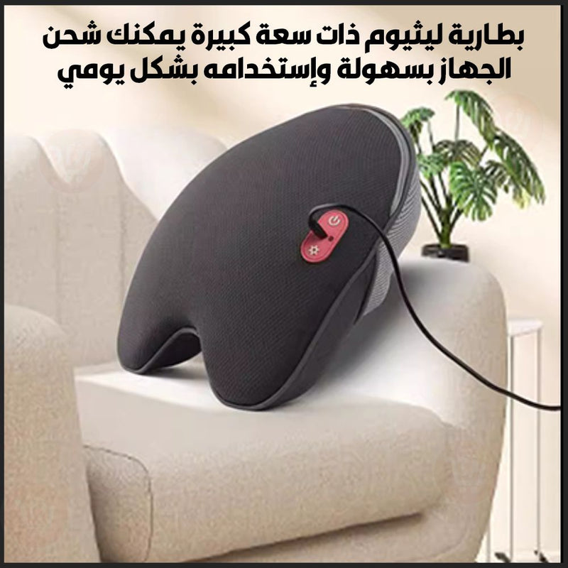 وسادة مساج طبيعي بالحرارة تعمل بالشحن Charging pad withl heat